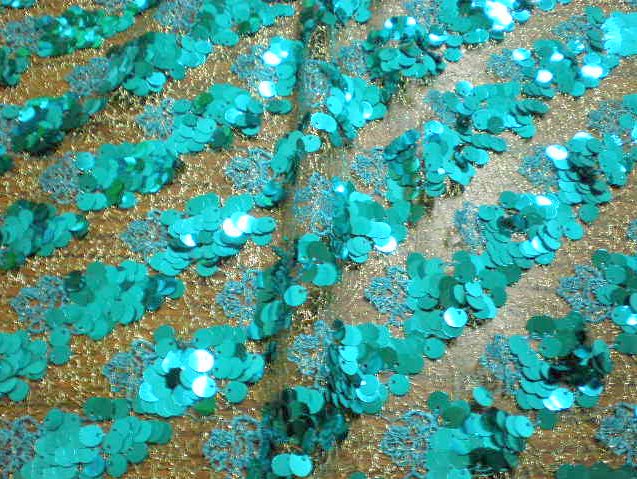 6.Turquoise Spangle Dangle Sequins